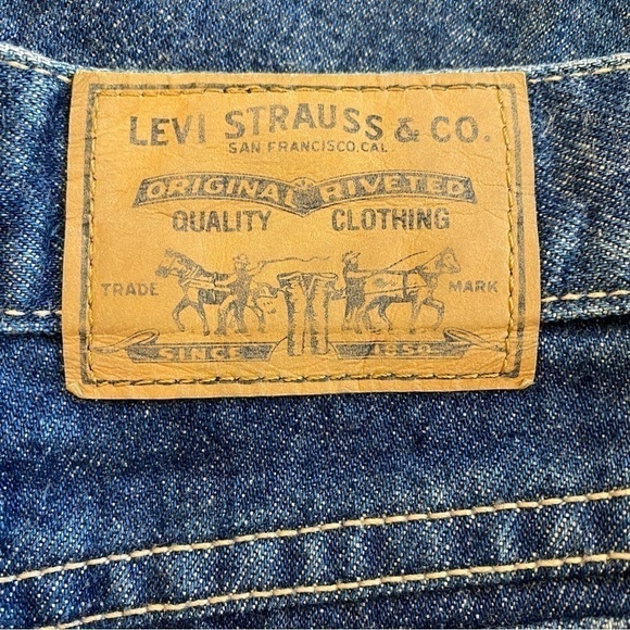 Vintage Levi’s USA Brown Tab Jeans Denim High Rise Tapered Retro Wash Women’s 11 - Picture 7 of 12